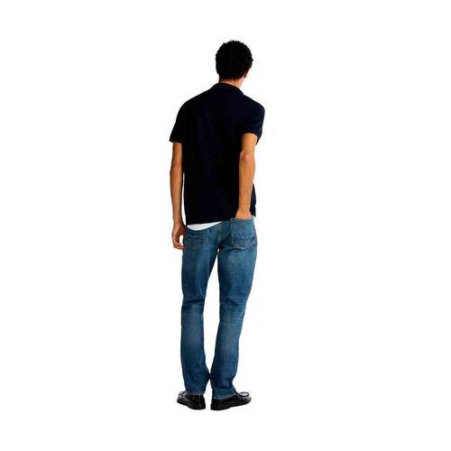 Playera tipo polo para caballero Tommy Hilfiger marino mw0mw37516-dw5