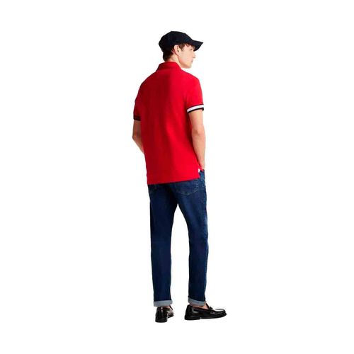 Playera tipo polo para caballero Tommy Hilfiger rojo mw0mw37518-xld