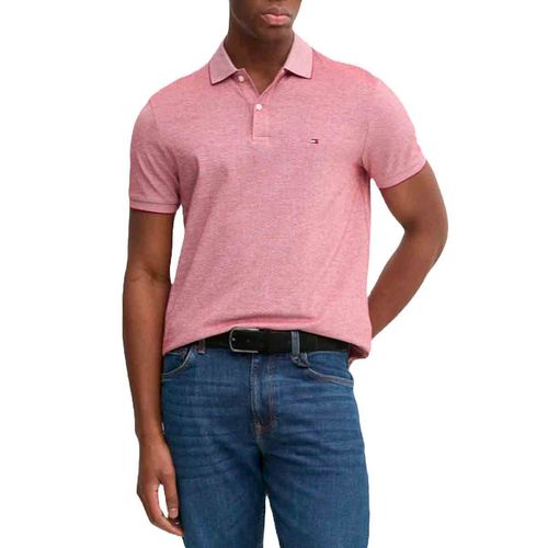 Playera tipo polo para caballero Tommy Hilfiger rosa mw0mw37525-0kp