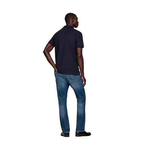 Playera tipo polo para caballero Tommy Hilfiger azul mw0mw36790-dw5