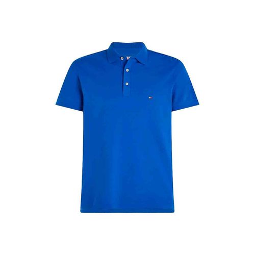 Playera tipo polo para caballero Tommy Hilfiger azul mw0mw32346-d03