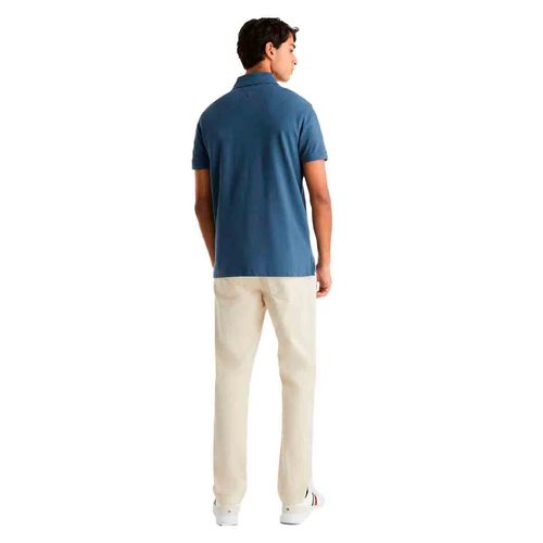 Playera tipo polo para caballero Tommy Hilfiger azul mw0mw32346-dbz