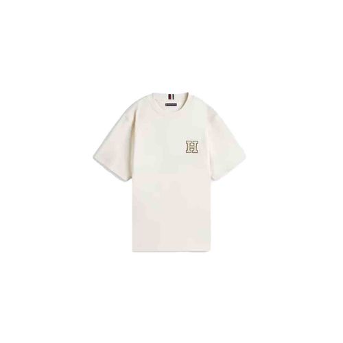 Playera casual para caballero Tommy Hilfiger blanco mw0mw38049-z00