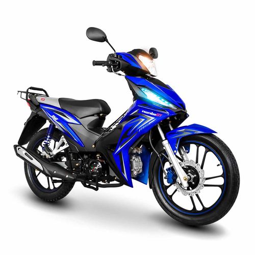 Motocicleta de trabajo semiautomática MB azul mamba 150 CC 2025