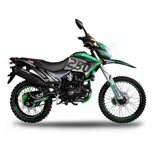 Motocicleta doble propósito MB verde beretta 250 CC 2025