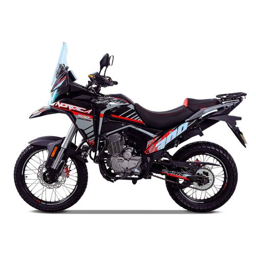 Motocicleta doble propósito MB rojo nordica 300 CC 2025