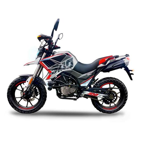 Motocicleta doble propósito MB rojo tekken 300 CC 2025