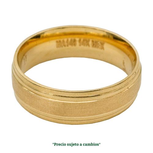 Argolla de matrimonio N°10 Argyor de 14K 52