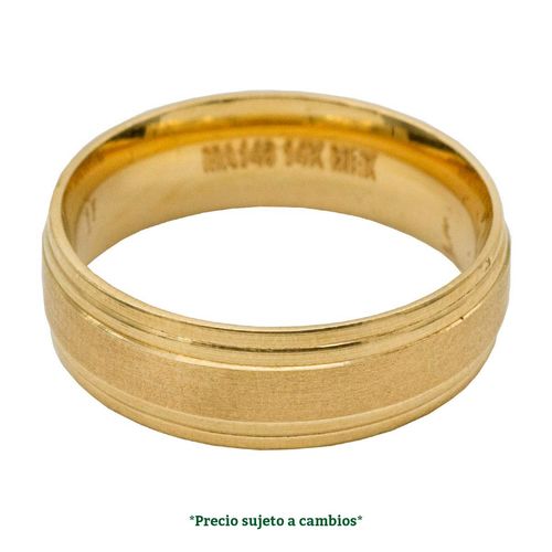 Argolla de matrimonio N°12 Argyor de 14K 52