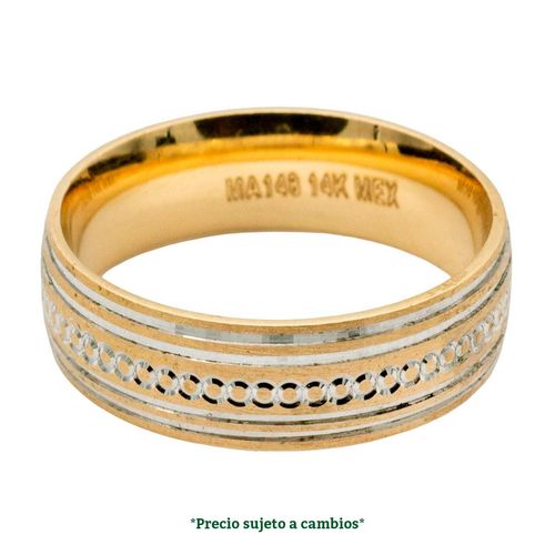 Argolla de matrimonio N°5 Argyor de 14K 59