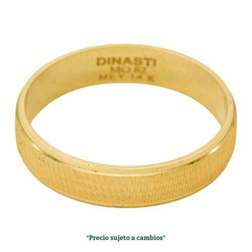 Argolla de matrimonio N°13.5 Dinasti de 14K 16884