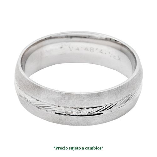 Argolla de matrimonio N°6.5 Argyor de 14K 53