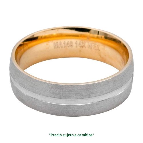 Argolla de matrimonio N°6 Argyor de 14K 61