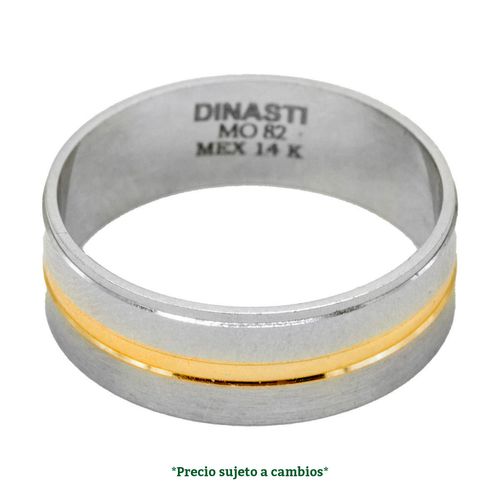 Argolla de matrimonio N°12.5 Dinasti de 14K 120976
