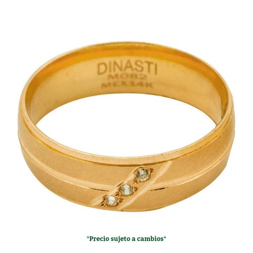 Argolla de matrimonio N°4 Dinasti de 14K 100156