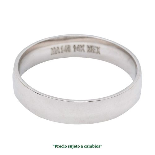 Argolla de matrimonio N°5 Argyor de 14K 63-4B