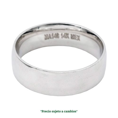 Argolla de matrimonio N°10 Argyor de 14K 63-6B