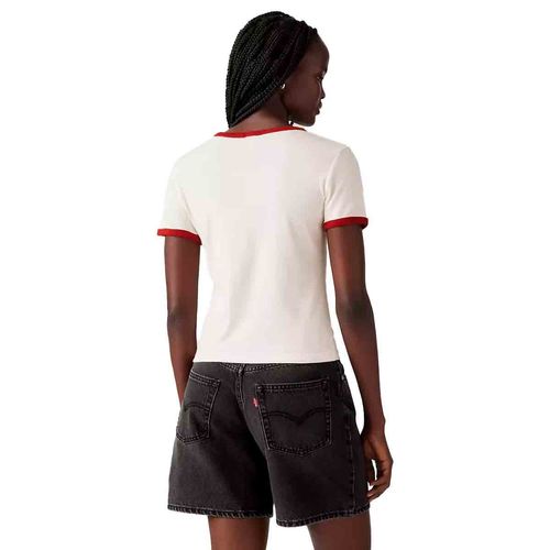 Playera casual para jovencita Levis blanco a3519-0020