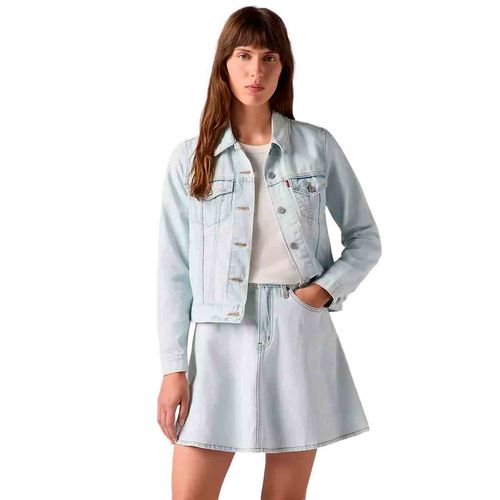 Chamarra de mezclilla Levis azul para dama 29945-0214