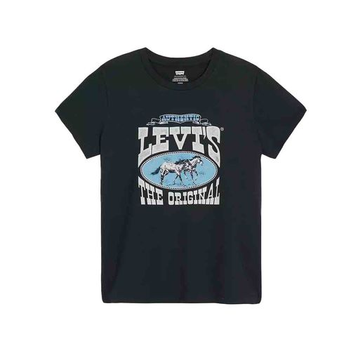 Playera casual para jovencita Levis negro 17369-3023