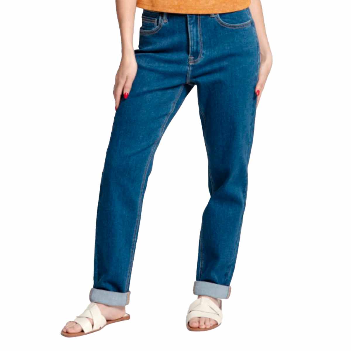Pantalones Balam Mom Jeans Pantalón De Mezclilla Balam Azul Para