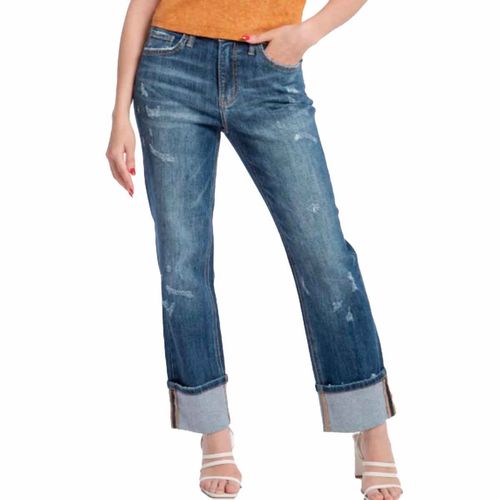 Pantalón de mezclilla para jovencita Balam azul bl6869