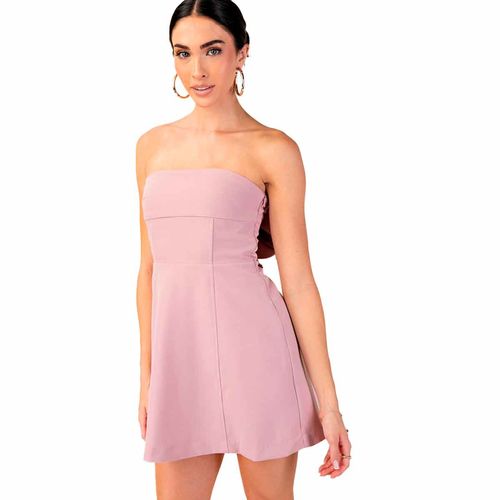Vestido casual para jovencita Glam rosa gd7258