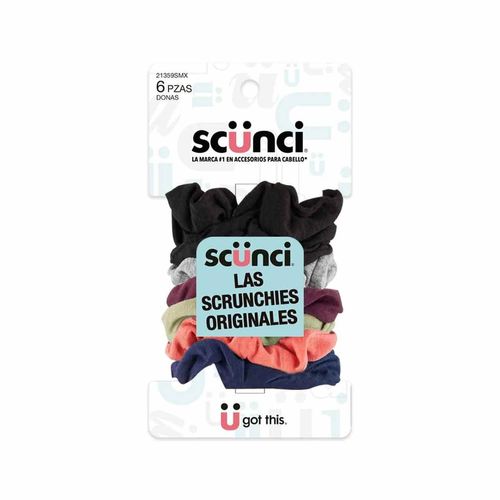 Pack de scrunchies para cabello Scunci 21359SMX