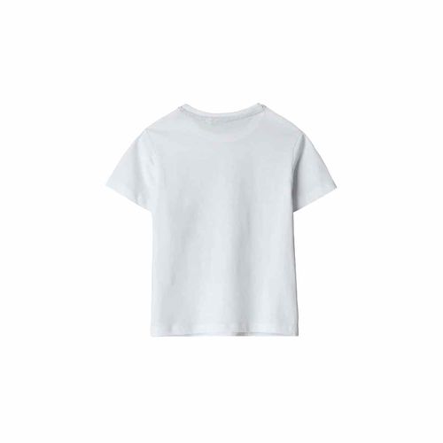 Playera casual para niño Original Marines blanco ddp2064b