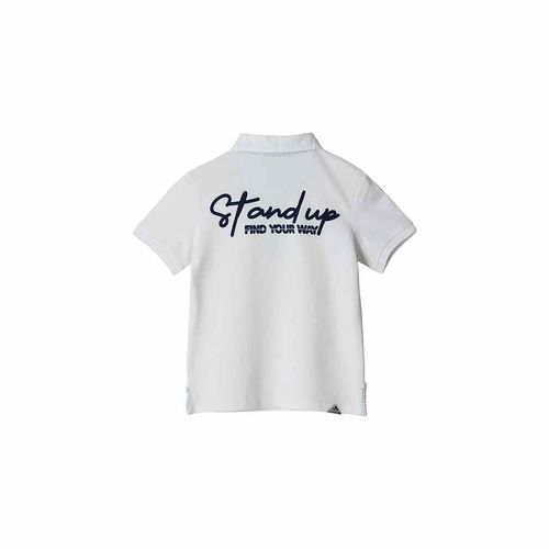 Playera tipo polo para niño Original Marines blanco ddp2075b