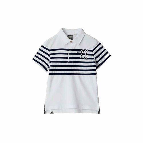 Playera tipo polo para niño Original Marines blanco ddp2089b