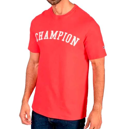 Playera deportiva Champion rojo para caballero crfw24p14m41