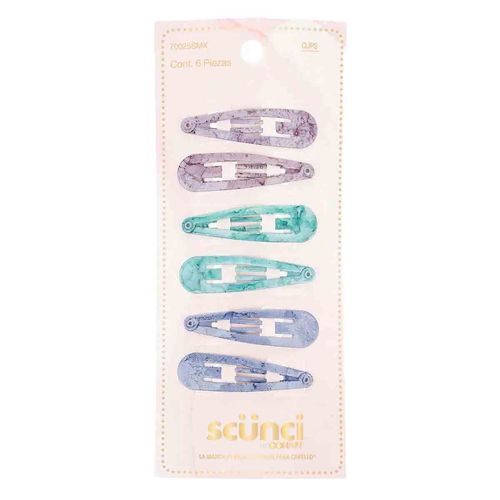 Pack de clips para cabello Scunci multicolor 70025SMX