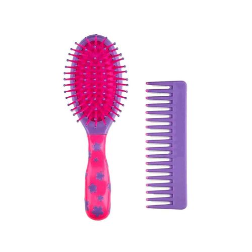 Set de cepillo y peine Scunci multicolor 98744SMX
