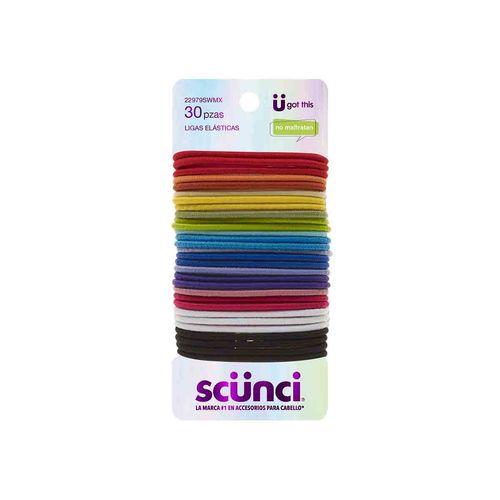 Pack de ligas para el cabello Scunci multicolor 22979SWMX