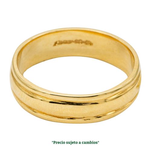 Argolla de matrimonio N°8.5 Valessa de 14K A00110-C5.5