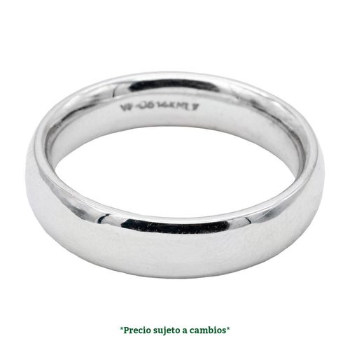 Argolla de matrimonio N°9 Valessa de 14K A0033-C5