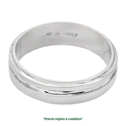 Argolla de matrimonio N°5.5 Valessa de 14K A00111-D5.5