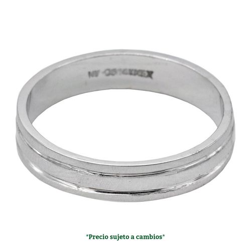 Argolla de matrimonio N°6.5 Valessa de 14K A00E031-D3.5