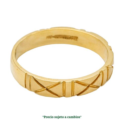 Argolla de matrimonio N°11 Valessa de 14K A00E049-C3.5