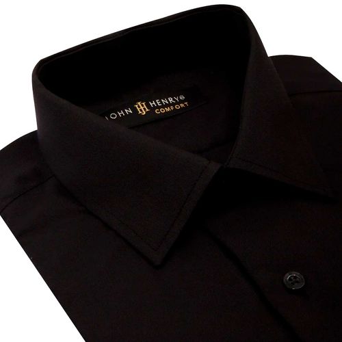 Camisa John Henry negro para caballero jv21b0001