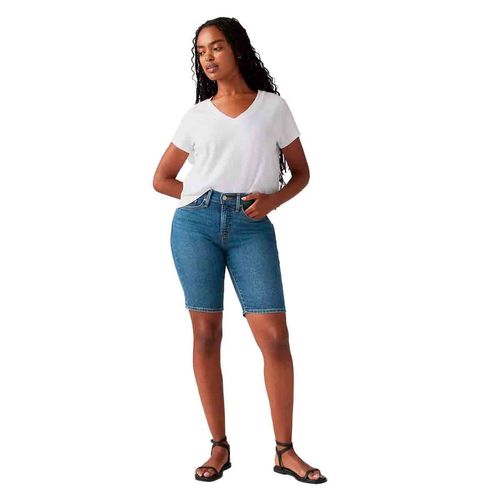 Short casual para dama Levis Misses azul 001ve-0002