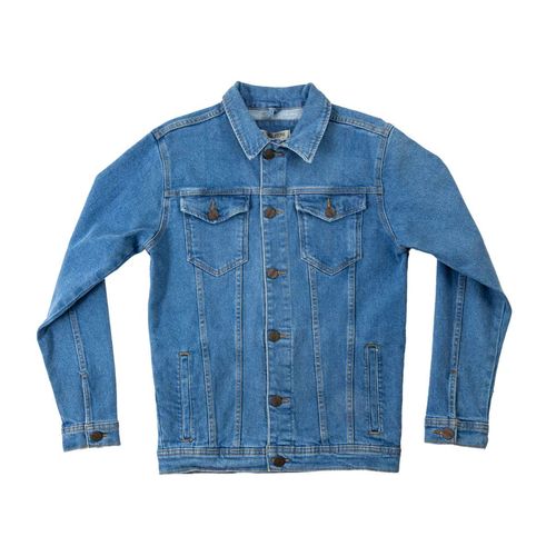 Chamarra de mezclilla para joven Holstone azul light blue