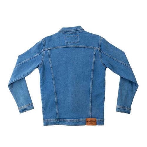 Chamarra de mezclilla para joven Holstone azul light blue