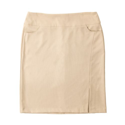 Falda formal para dama Sophia beige 1110