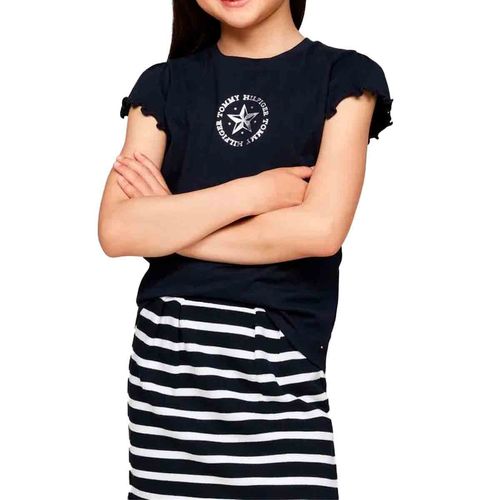 Playera casual para jovencita Tommy Hilfiger marino kg0kg08251-dw5