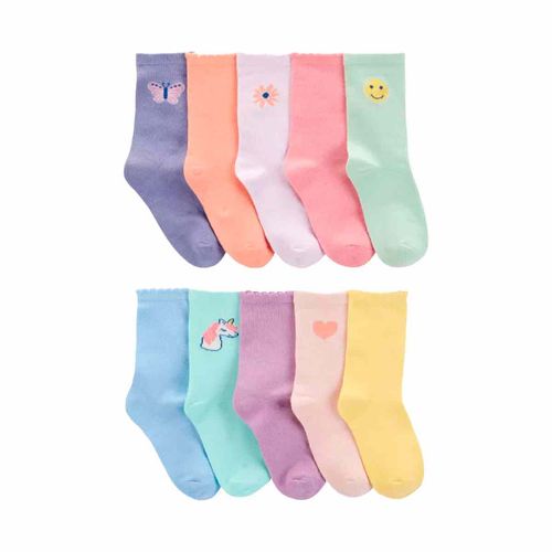 Set de calcetas Carters multicolor para niña 3r159910