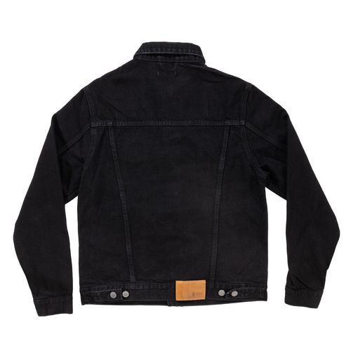 Chamarra de mezclilla para joven Oggi Jeans negro negra
