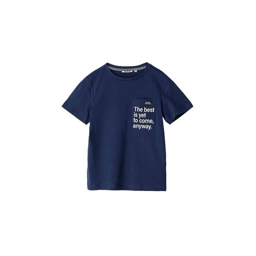 Playera casual para niño Original Marines azul ddp2065b