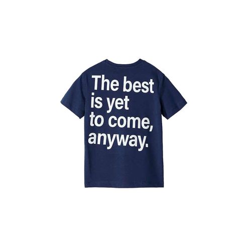 Playera casual para niño Original Marines azul ddp2065b